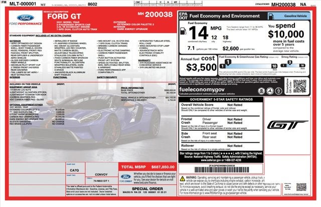 2021 Ford GT Base