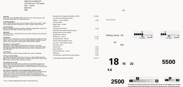 2020 McLaren 720S Spider