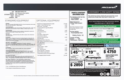 2025 McLaren Artura Spider Base