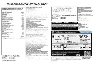 2023 Rolls-Royce Black Badge Ghost Black Badge