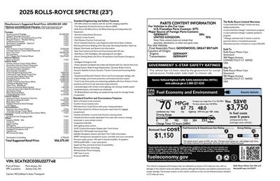 2025 Rolls-Royce Spectre 