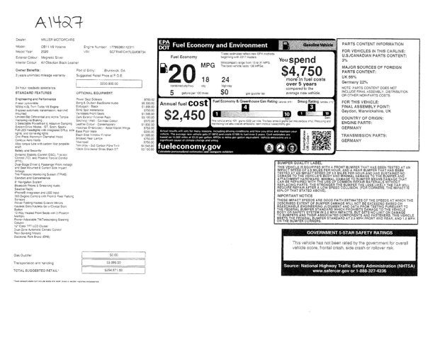 2020 Aston Martin DB11 Volante Convertible