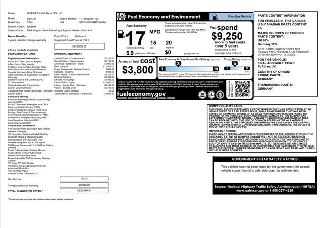 2024 Aston Martin DBX 707