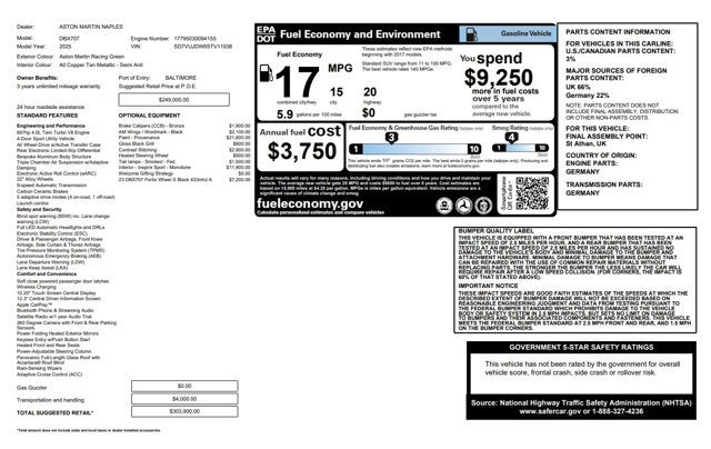 2025 Aston Martin DBX 707
