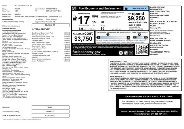 2025 Aston Martin DBX 707