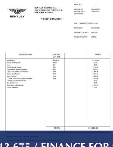 2023 Bentley Bentayga V8