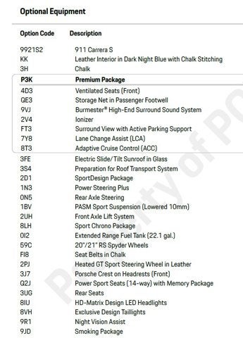 2025 Porsche 911 Carrera S