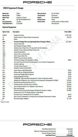2024 Porsche Cayenne S Coupe