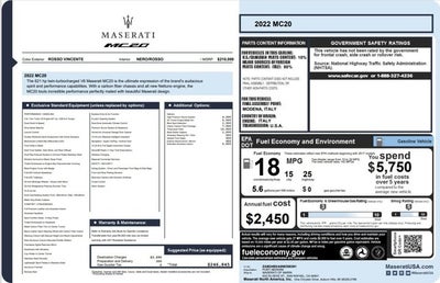 2022 Maserati MC20 