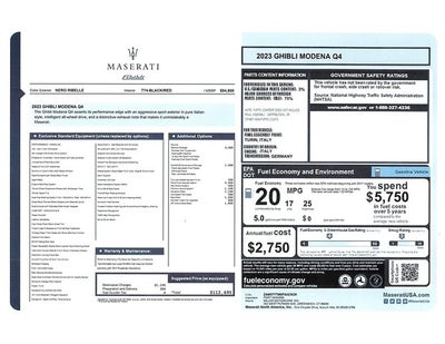 2023 Maserati Ghibli Modena Q4