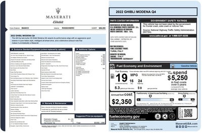 2022 Maserati Ghibli Modena Q4