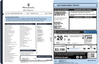 2026 Maserati GranCabrio Trofeo