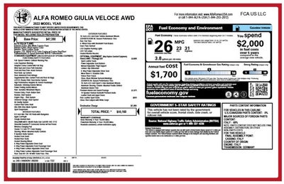 2022 Alfa Romeo Giulia Veloce