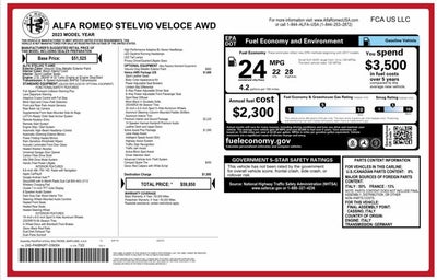 2023 Alfa Romeo Stelvio Veloce