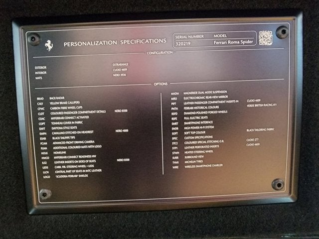 2025 Ferrari Roma Spider Base