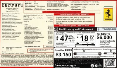 2025 Ferrari 296 GTB Base