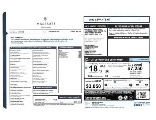 2023 Maserati Levante GT