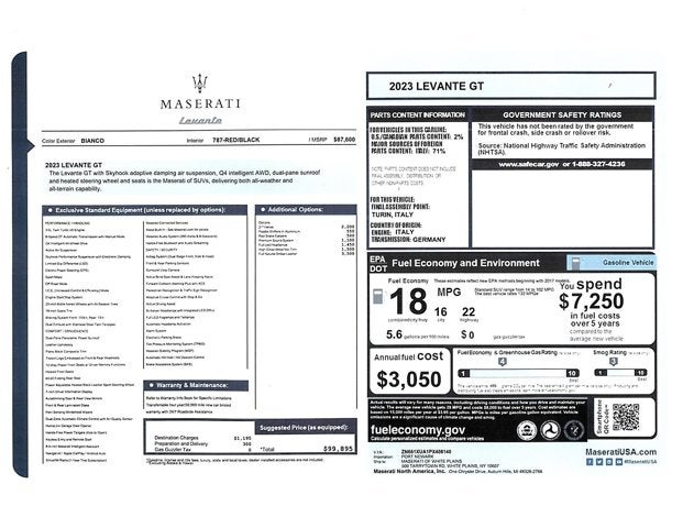 2023 Maserati Levante GT