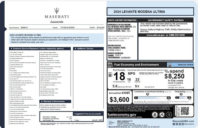 2024 Maserati Levante Modena