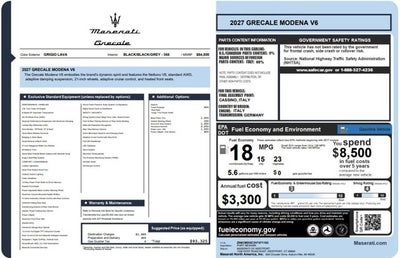 2027 Maserati Grecale Modena V6