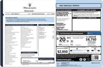 2027 Maserati Grecale Trofeo