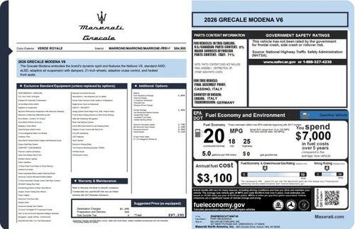 2026 Maserati Grecale Modena