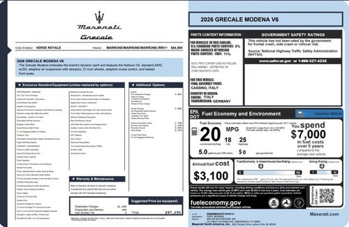2026 Maserati Grecale Modena