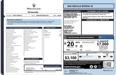 2026 Maserati Grecale Modena
