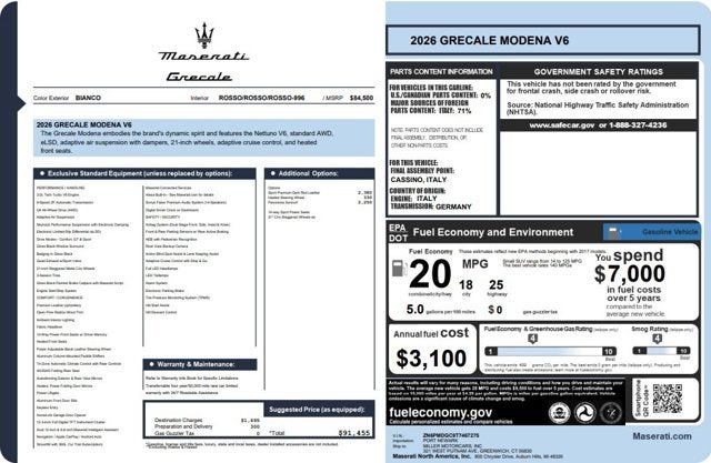 2026 Maserati Grecale Modena