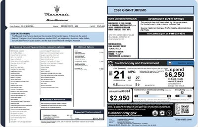 2026 Maserati GranTurismo 