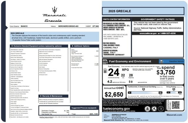 2025 Maserati Grecale 